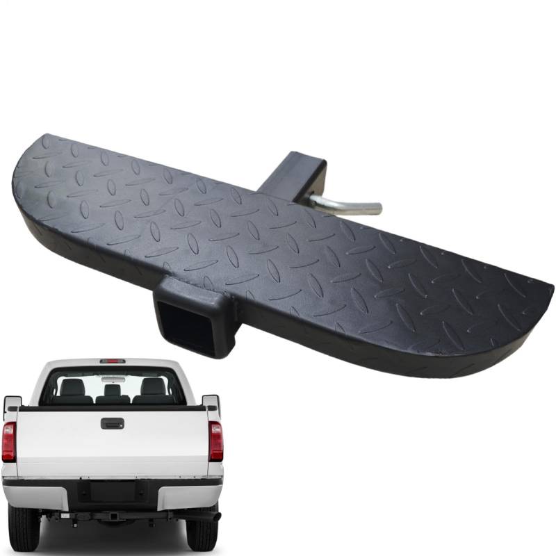 Truck Hitch Step, Truck Bumper Step Trailer Step, Towing Hitch Steps Non-Slip, Hitch Receiver Step, Rear Bumper Guard Carbon Steel für , Truck, Trailer, Pickup, Heavy Duty Step von Générique