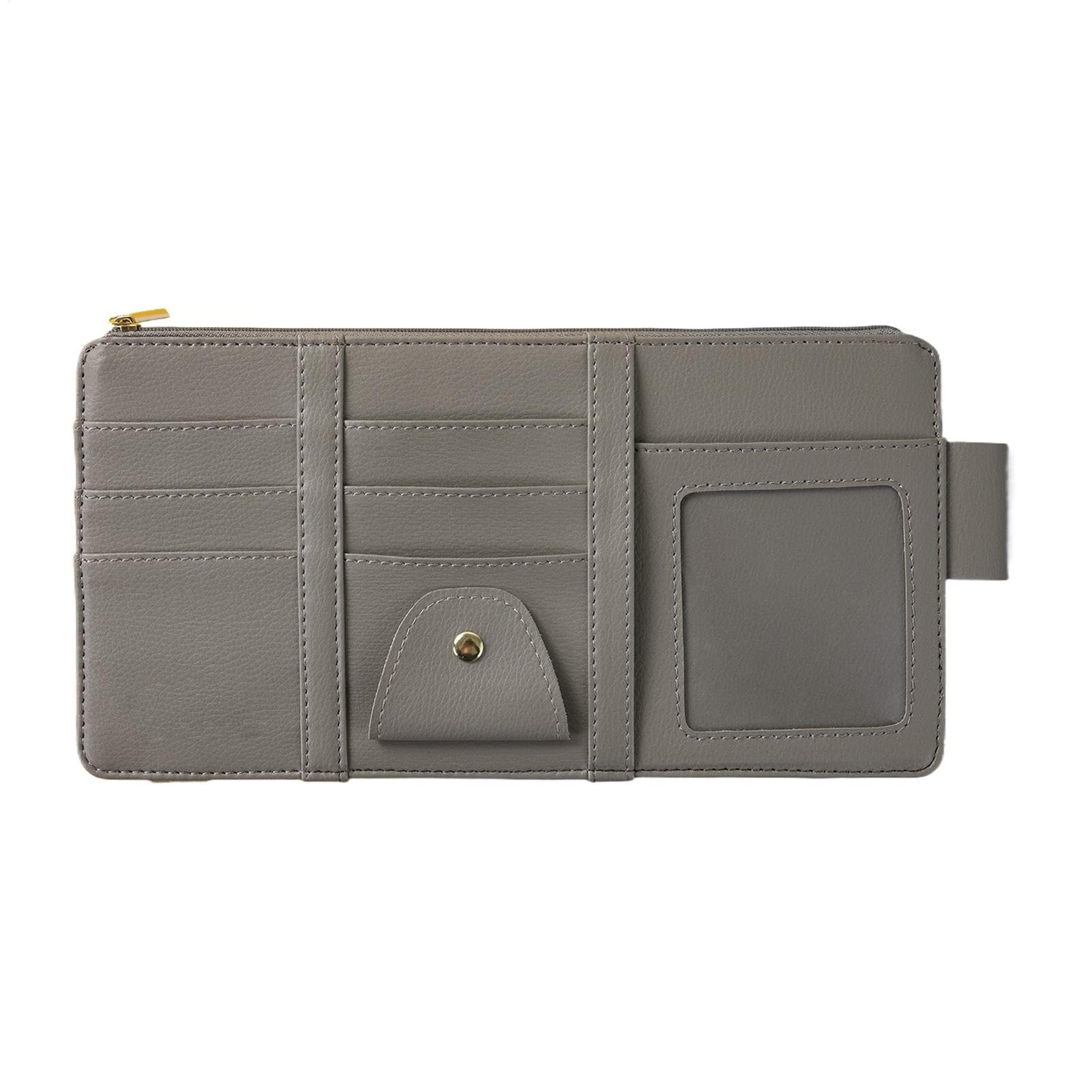 Vehicle Sun Visor Organizer Pocket, Aufhängung Design Auto, ca. 29 x 15 cm, Innenzubehör für Wohnmobil, kleines Auto und LKW, vielseitiges Hängedesign von Générique