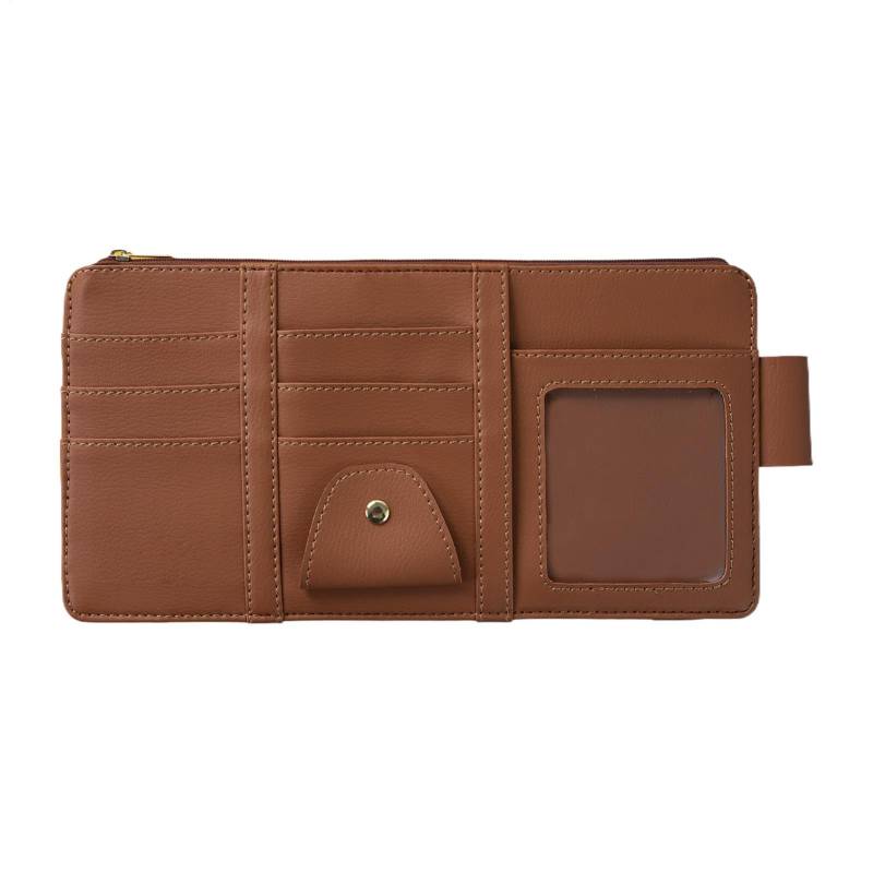 Vehicle Sun Visor Organizer Pocket, Aufhängung Design Auto, ca. 29 x 15 cm, Innenzubehör für , kleines Auto und LKW, vielseitiges Hängedesign von Générique