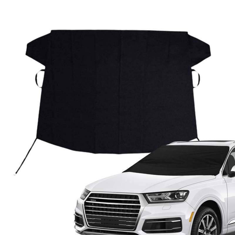 Windshield Ice Cover, Waterproof Frost Cover, Heavy Duty Windshield Cover. 600D Oxford Fabric Cover, Car Windshield Protector, Frost Protection Cover, Vehicle Windscreen Cover, Ice Shield for Cars von Générique