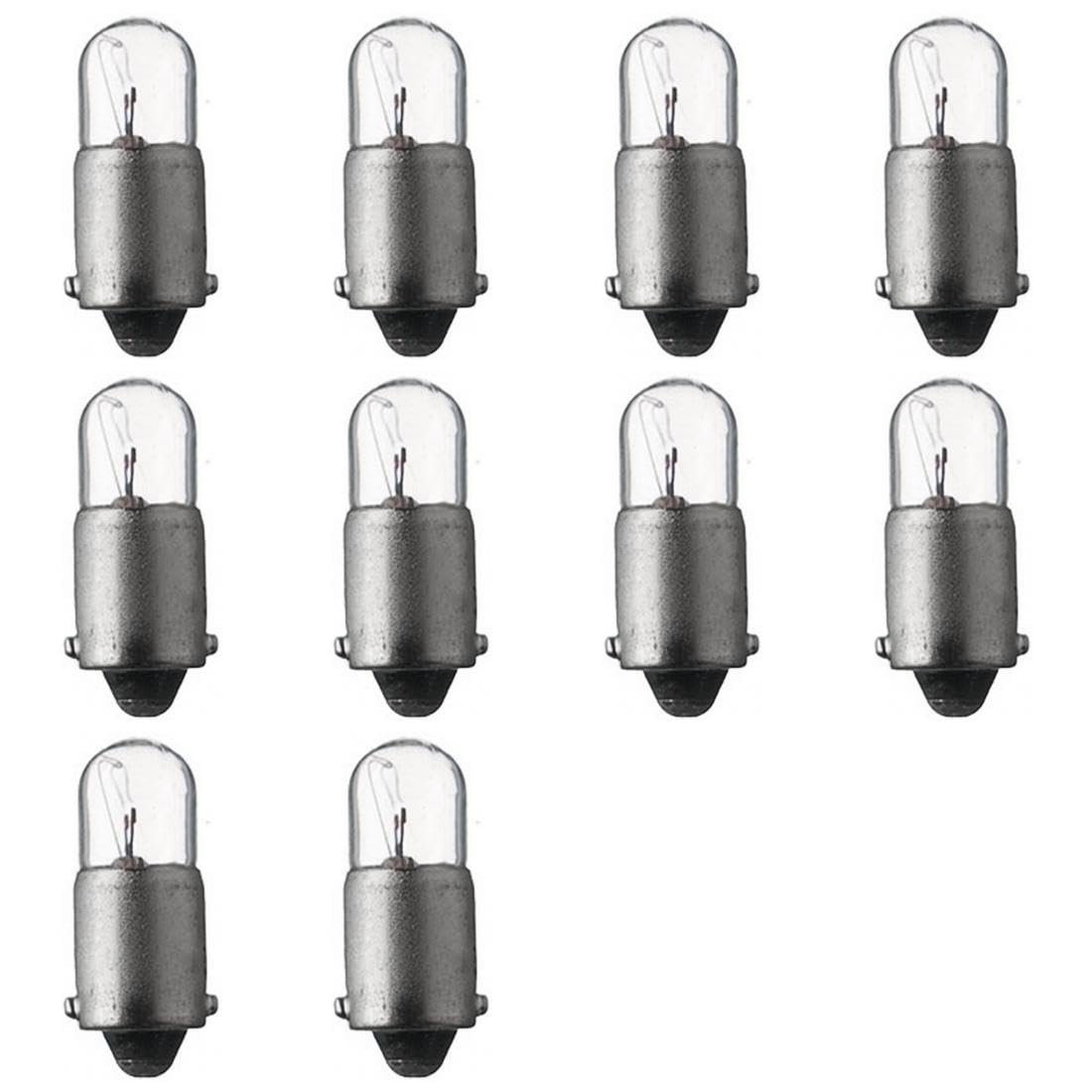 10 x Glüh-Birne 12V 3W T3W (Sockel:BA9s); (2503) Anzeigenlampe von Generisch