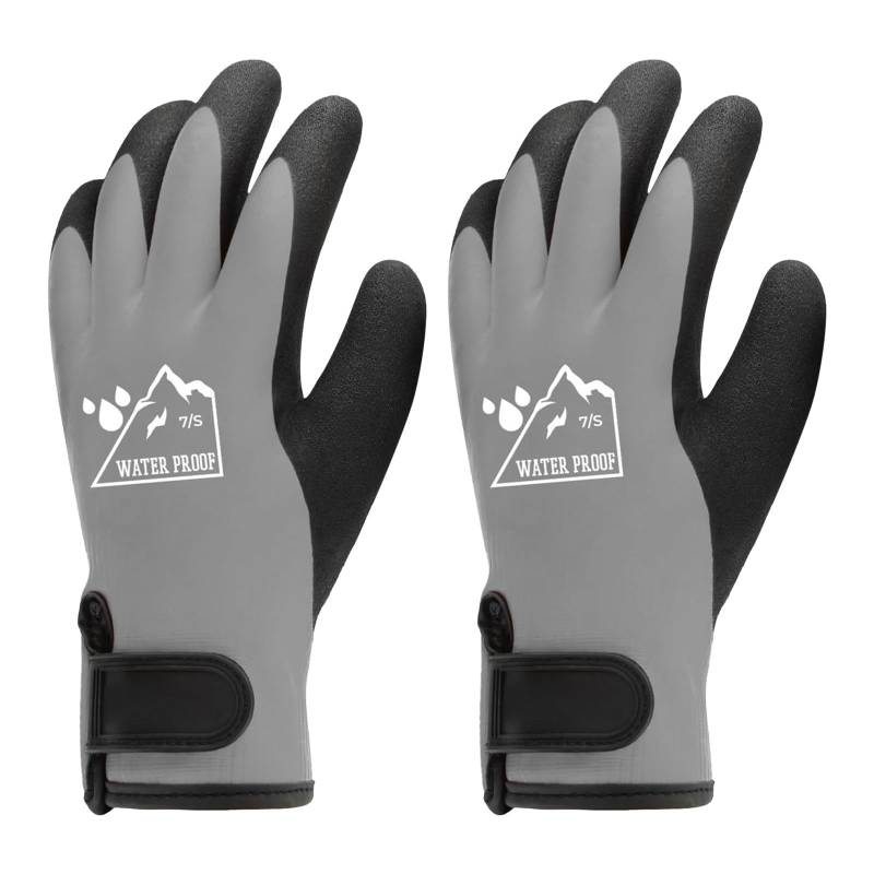 2 Merino Cycling Gloves Thermal Touchscreen Long Finger Spring Autumn Winter Transition Gloves Arbeitshandschuhe Transition Winterhandschuhe Thermal Glove Motorrad Fahrradbekleidung Wasserdichte von Generisch