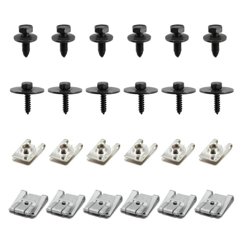 24 teile/satz Auto Motor Chassis Befestigungs Clip Schrauben Geeignet for E Klasse C Klasse W203 W204 W211 Untere Abdeckung Niet befestigungen von Generisch