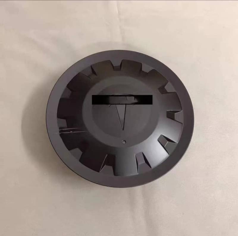 4 Stück Auto Radnabenkappen Center Caps Nabendeckel, Compatible with Tesla Model 3 Model Y 20 inches Wheel Center Caps Auto Dekoration Abzeichen Zubehör,Model Y 21 inches-normal von Generisch