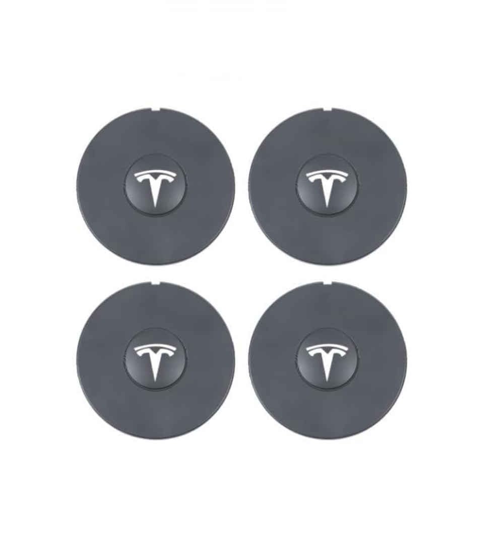 4 Stück Auto Radnabenkappen Compatible with Tesla Modell 3 Highland 2024,Nabendeckel Felgendeckel Wasserdicht Staubdicht Radmittenabdeckung Compatible with Dekoration von Automobilen von Generisch