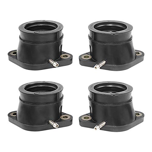 4 Stück Motorrad Vergaser Ansaugkrümmer Rohrschnittstelle Adapter for Yamaha XJR1200 XJR 1200 SP XJR1300 XJR 1300 SP 1994-2005 von Generisch