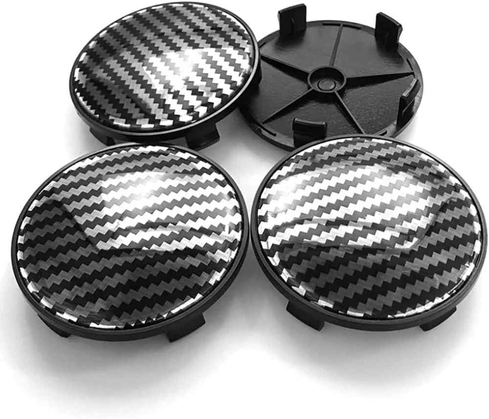 4 x Auto-Nabenkappen, kompatibel mit Land Rover Range Rover Sport (L494) 7-Sitze/2014–2021, universeller, wasserdichter, staubdichter Staubschutz, Zierzubehör (Außendurchmesser 60 mm, ID 56 mm) von Generisch