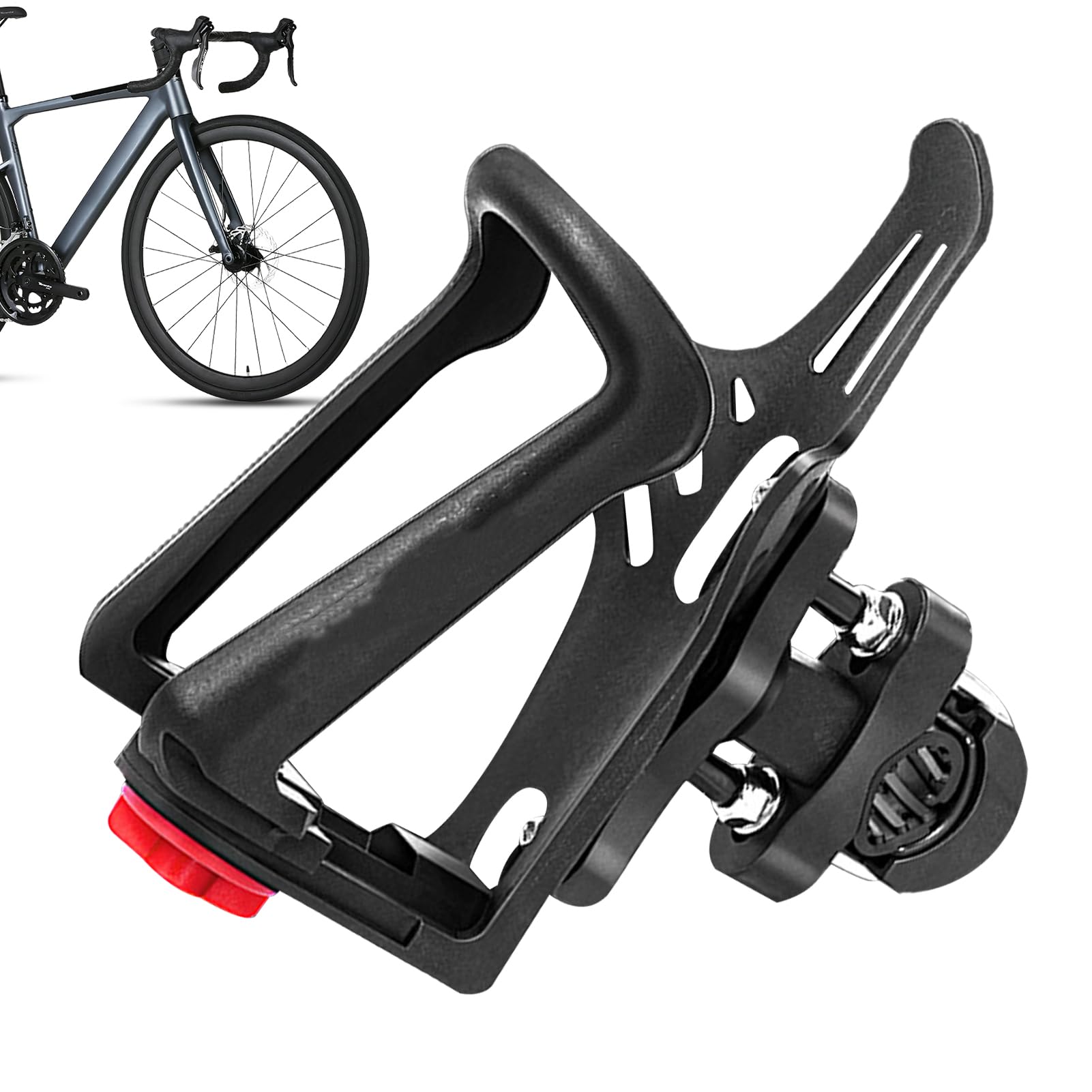 ATV Getränkehalter - Diebstahlsicherer Flaschenhalter Für Fahrräder - 360 Grad Drehbarer Halter Ohne Bohren Für Fahrräder Kinderwagen ATV Rollstuhl ATV Getränkehalter - Diebstahlsicherer Flaschenhalter Für Fahrräder - 360 Grad Drehbarer Halter Ohne Bohren Für Fahrräder Kinderwagen ATV Rollstuhl von Generisch