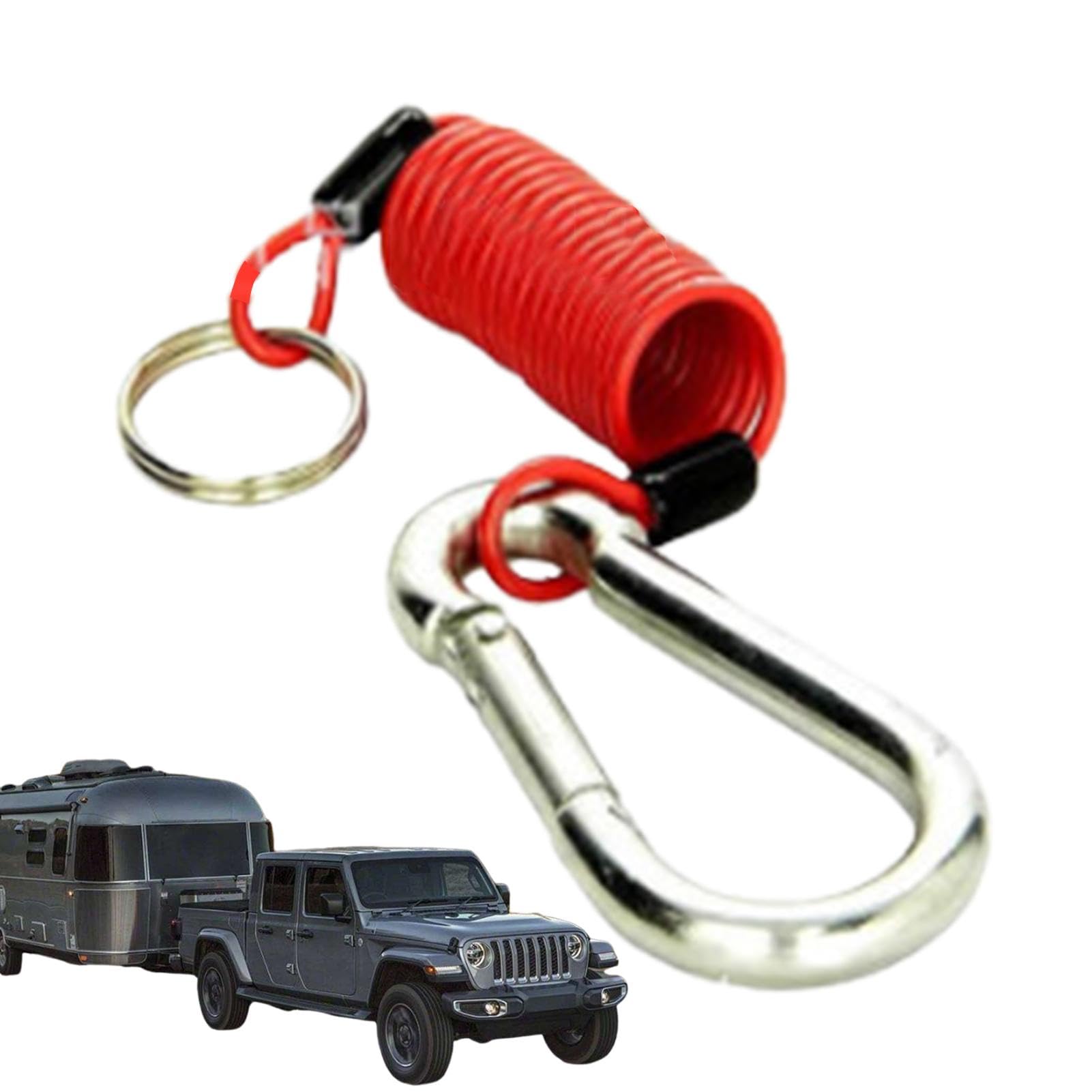 Abreißkabel für Anhängerbremse – Wohnmobil-Bremskabel, Anhängerzubehör, Anhänger-Dringlichkeits-Bremskabel für Camping, Wohnmobil, beschädigte Kabel, Anhänger, abgenutzte Kabel von Generisch