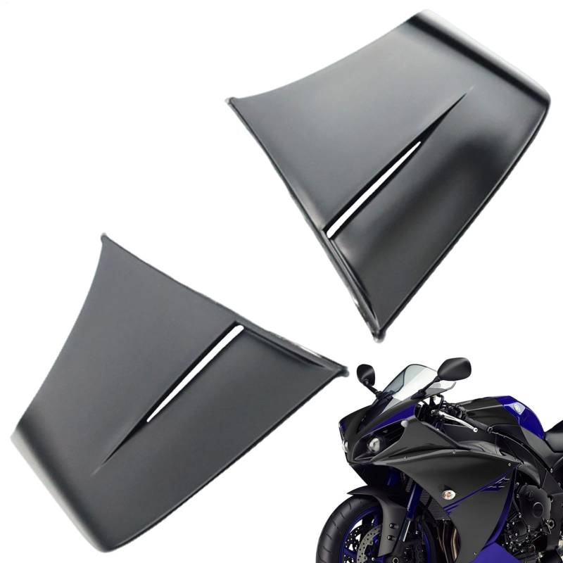 Aerodynamischer Flügelspoiler – Motorrad-Seitenwindflosse. Motorrad-Spoiler – Aerodynamische Winglets, Motorradflügel Für Rennen, Tägliches Fahren von Generisch