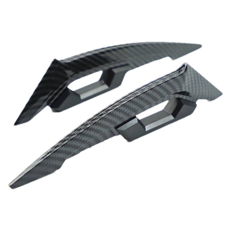 Aerodynamischer Motorradflügel, Motorradwindflügel,Verkleidungs-Wind-Winglet-Spoiler | 1 Paar Motorrad-Frontverkleidungs-Windflügel für Roller, Motorrad, Fahrrad von Generisch