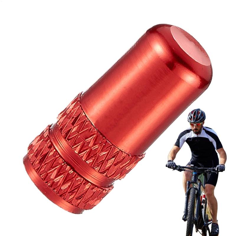 Aluminum Alloy Tire Valve Stem Caps, Airtight Seal for Enhanced Tire Performance, Antirust Dust Covers for Car & Bicycle Valve Stems, Road & Mountain Bikes, 7mm Diameter, 16mm Height von Generisch