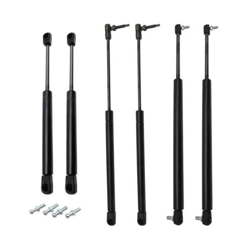 Amortisseurs 2x/6x Motorhaube/Heckklappe/Heckfenster Heben Unterstützung Stange Arm Gas Quellen Schocks Streben Bar Für Jeep für Grand Für Cherokee WJ WG Hood Struts(6Pcs) von Generisch