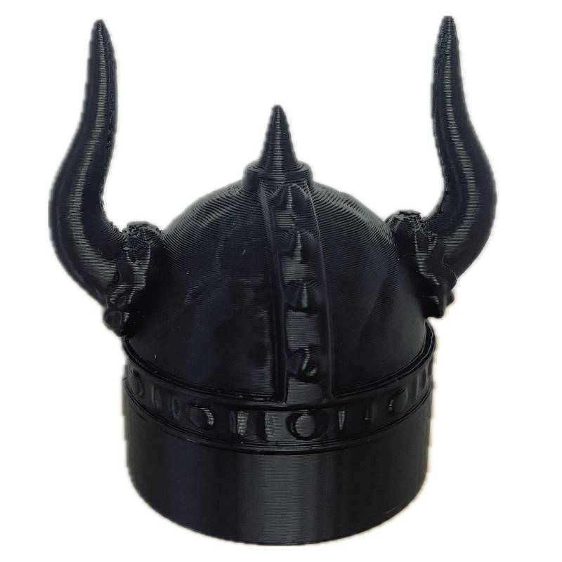 Anhängerkupplung Abdeckung Kappe Schutzkappe Kugelkopf Wikinger Helm Viking Vikings Wikinigerhelm lustig von Schinner 3D-Druck von Generisch