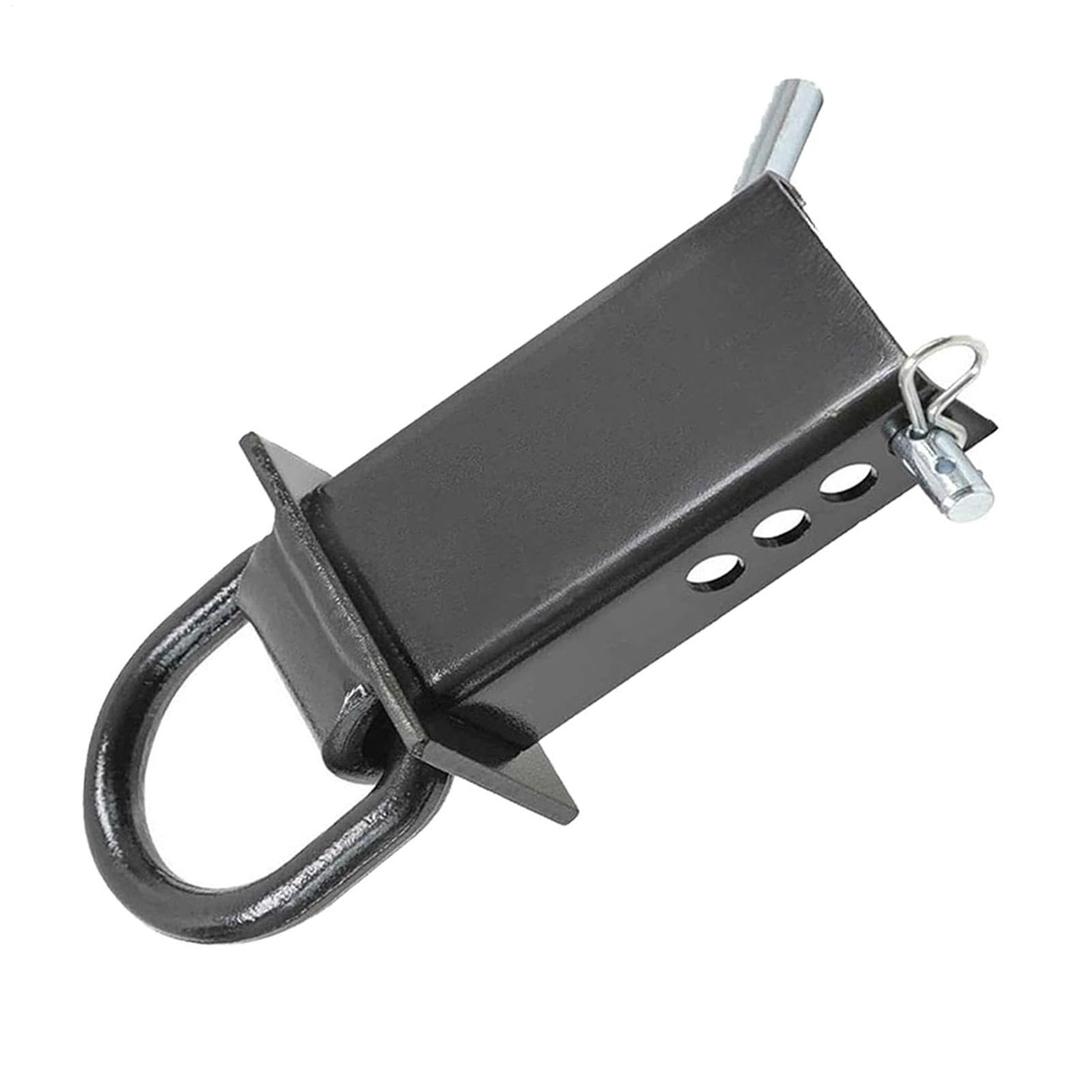 Anhängerpfahl Pocket Tie Down | Verstellbare Anhängerpfahl Pocket Tie Downs - Anhänger Stapel Tasche D-Ring mit pulverbeschichteten schwarzen Oberflächen für J-Haken, S-Haken, Ratschengurte, von Generisch