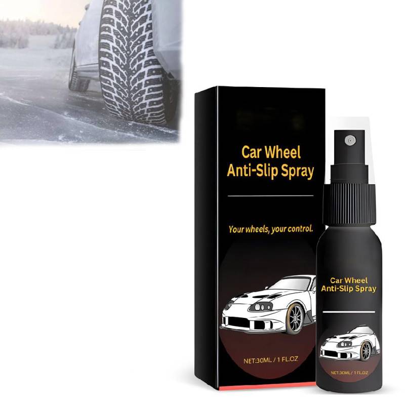 Anti-Rutsch-Auto-Radspray, Rad- und Reifenreiniger, Winter-Autoreifen-Frostschutzmittel, Rad-Anti-Rutsch-Spray Autonabenreinigung (1PCS) von Generisch