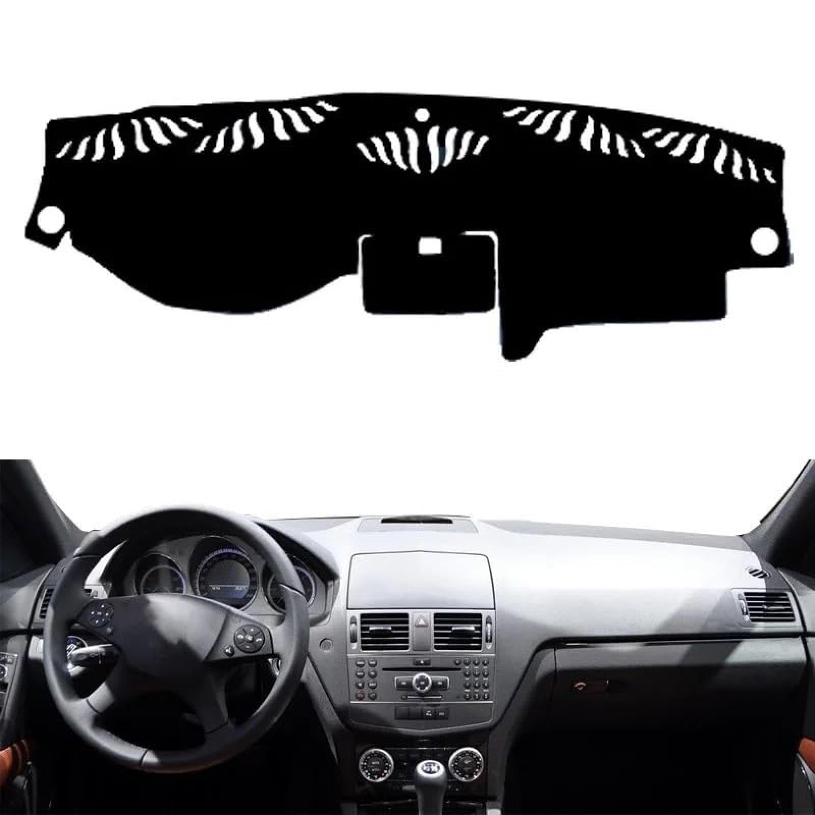 Armaturenbrett-Abdeckung Für Benz C-Klasse W204 2008 2009 2010 2010 Auto Dashboard Cover Center Center Konsole Dash Matte Anti-Sun-Beschützerpolster von Generisch