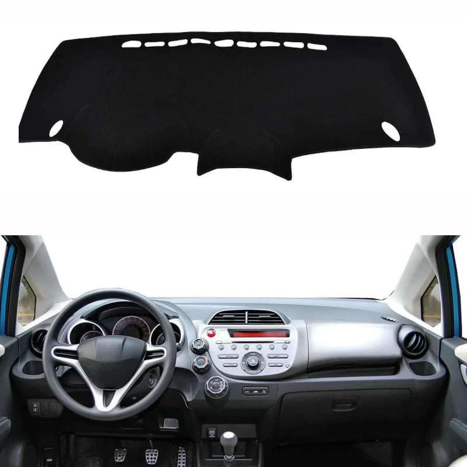 Armaturenbrett-Abdeckung Für FIT 2009 2012 2012 2012 2013 Auto Inner Dashboard Cover Deckung der Dash -Matte Konsole Protektor Teppich von Generisch