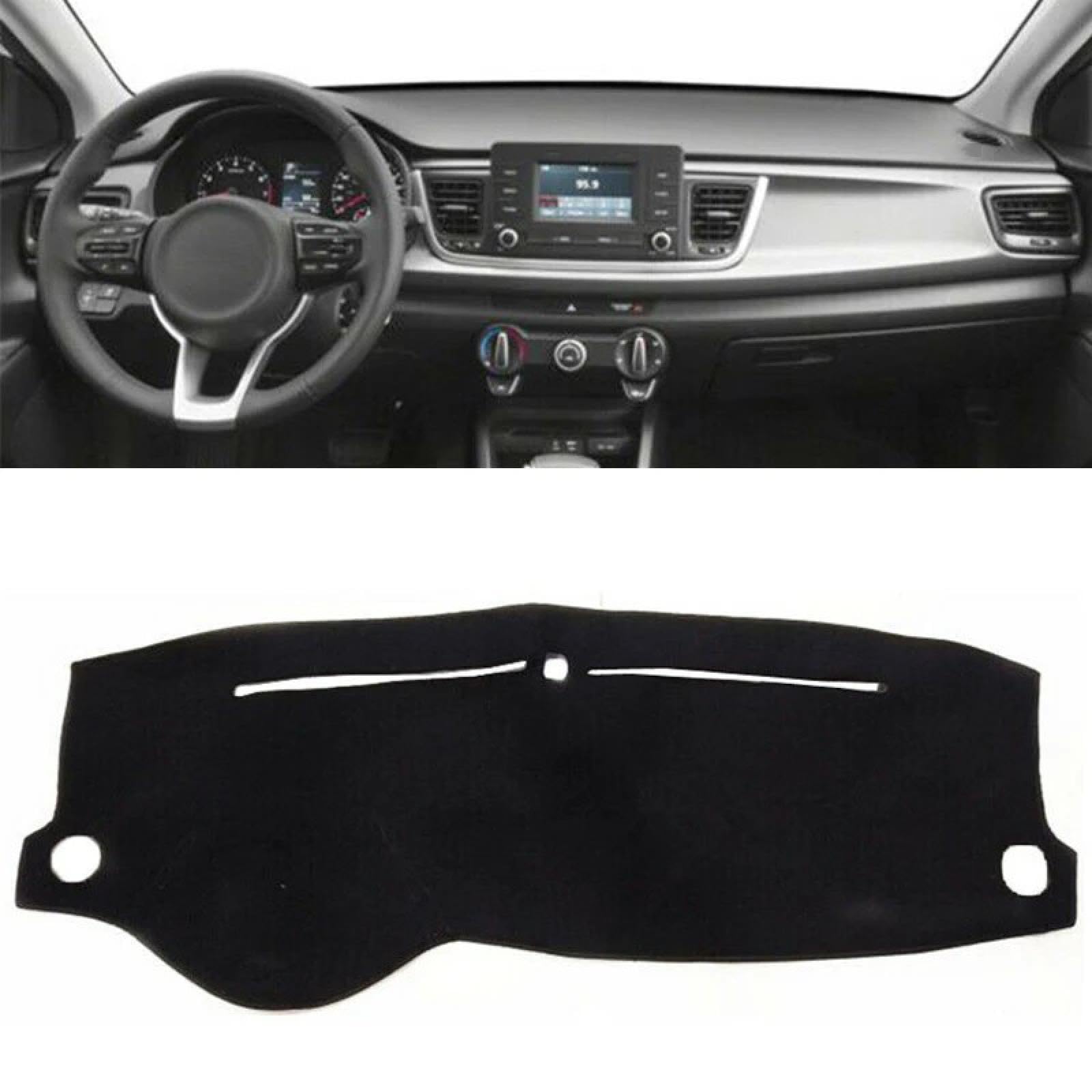 Armaturenbrett-Abdeckung Für KIA Für Stonic 2017 2018 2019 2020 2021 Dashboard Cover Matte Pad Dash Sun Shade Instrument schützen Teppichautozubehör von Generisch