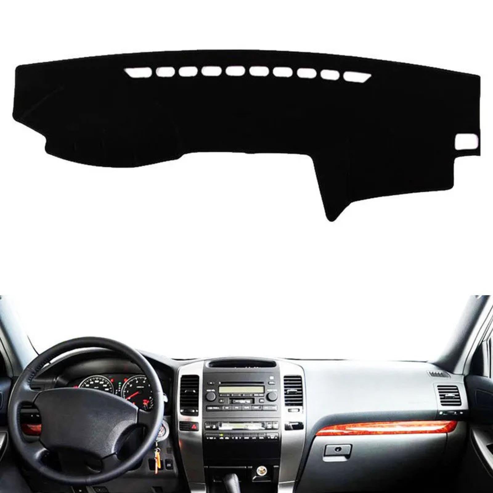 Armaturenbrett-Abdeckung Für Land Cruiser Prado J120 2003-2005 2006 2007 2008 2009 Dashboard Cover Matte Sonnenschutz Teppichautozubehör von Generisch