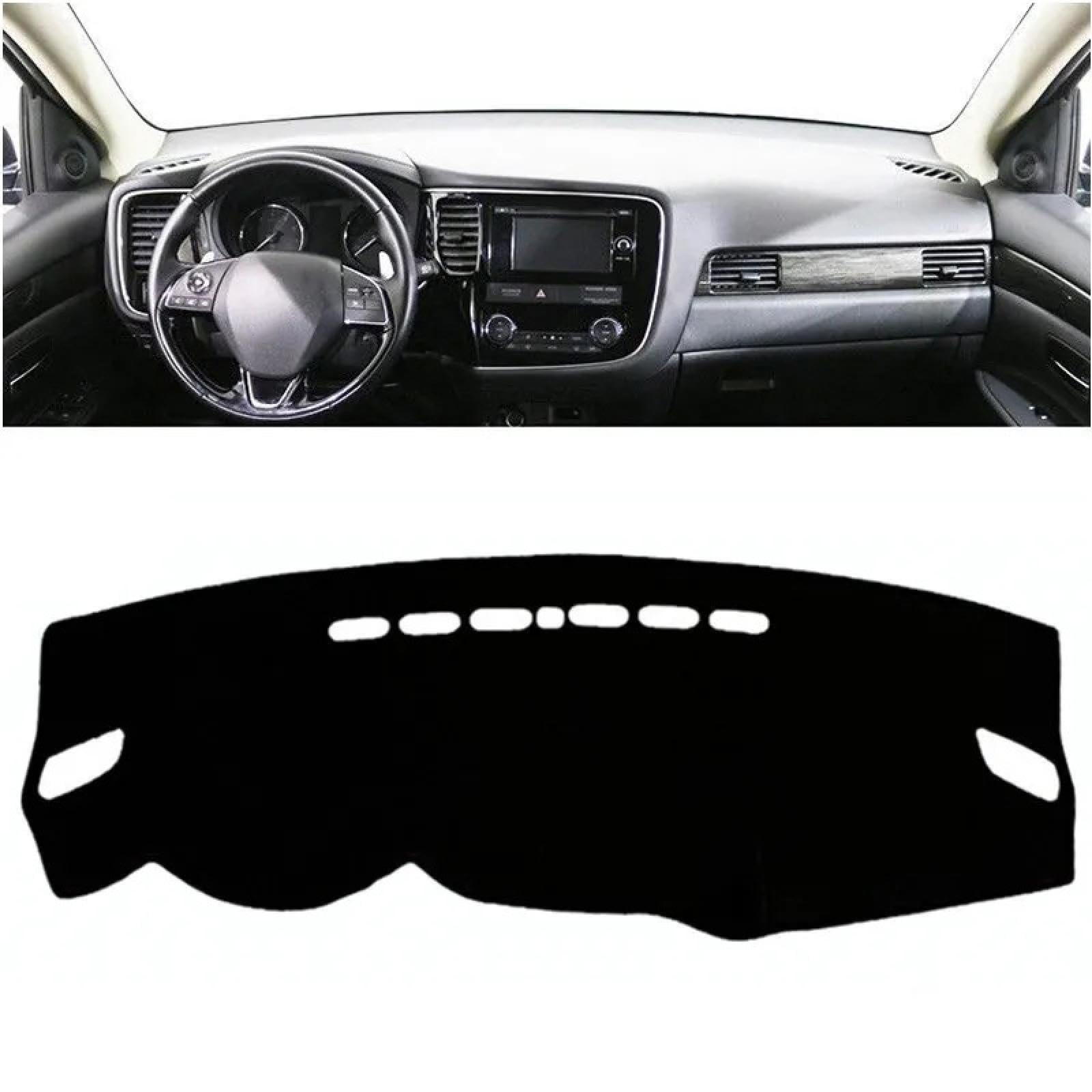 Armaturenbrett-Abdeckung Für Outlander 2013-2018 2019 2020 2021 Dashboard Cover Matte Kissen Instrument Sonnenschutz Teppichzubehör Auto von Generisch