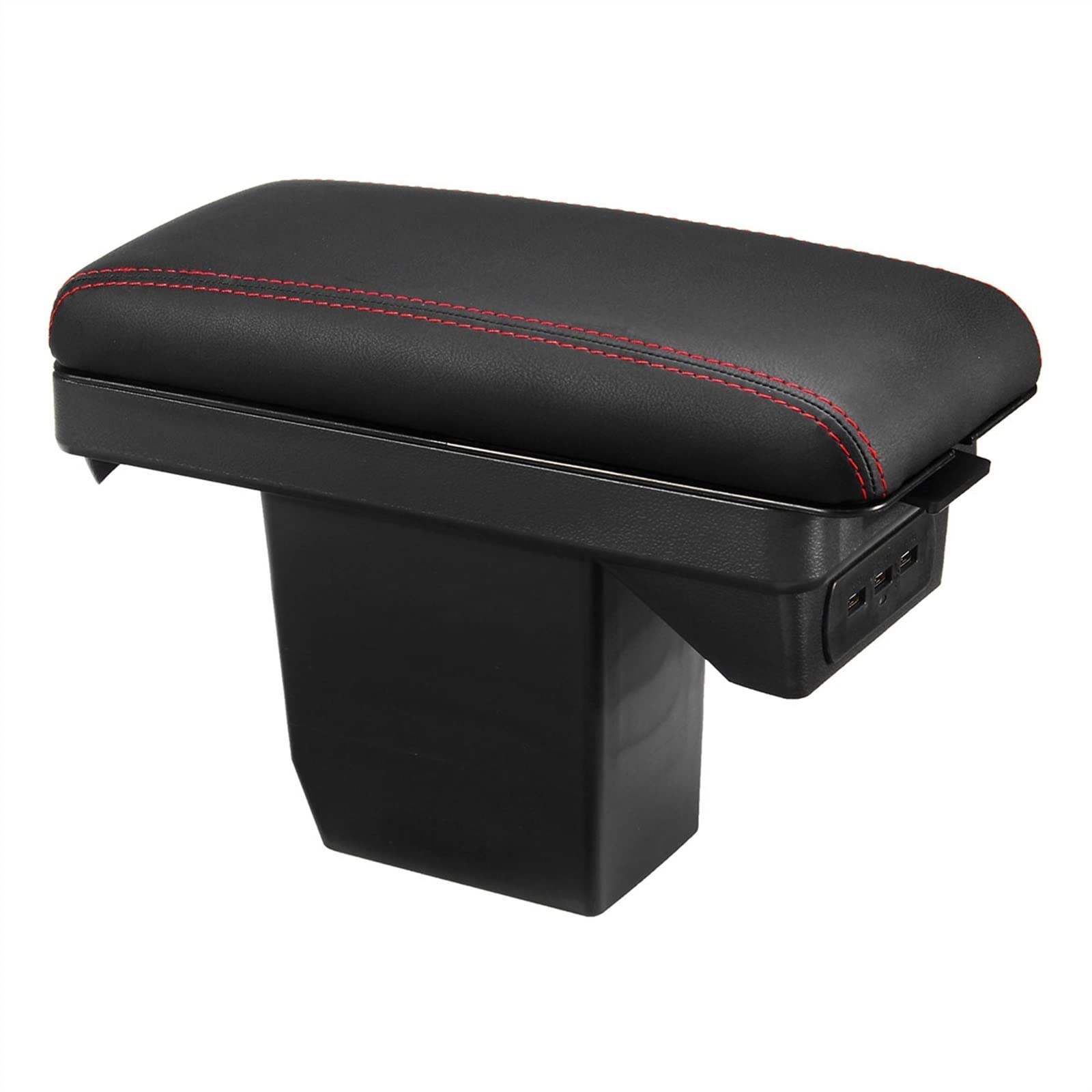 Armlehne Auto Center Console Armlehne Storage Box Fall für Mit 3USB für Peugeot 2008 301 2017 2018 Aufbewahrungsbox(2) von Generisch