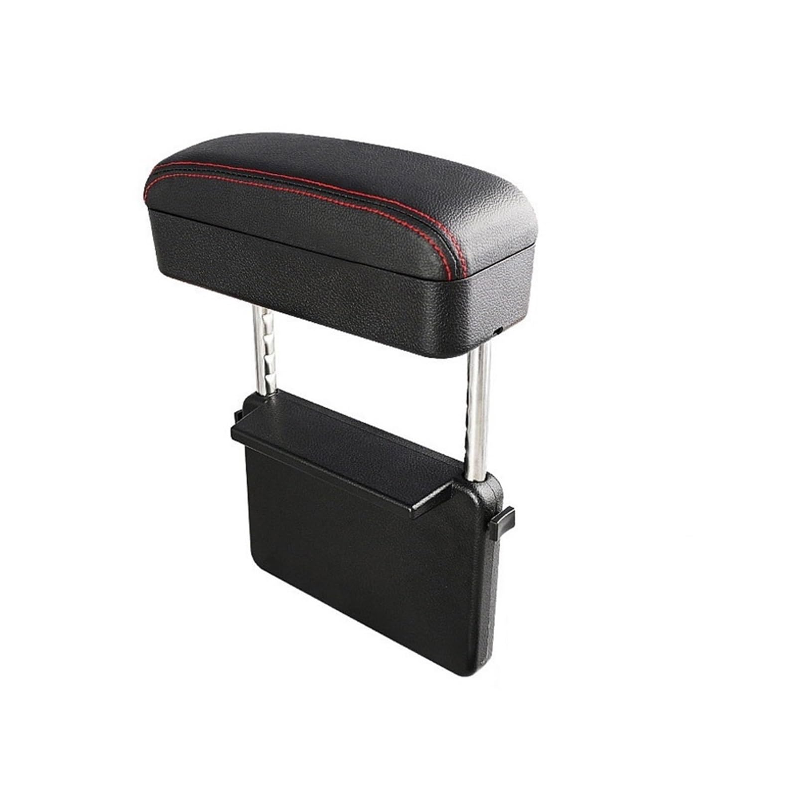 Armlehnen-Aufbewahrungsbox Armlehne Box Auto Armlehne Organizer Zubehör Kissen Für Auto Ellenbogen Unterstützung Universal Wärme Karte(Red Line Type 1) von Generisch