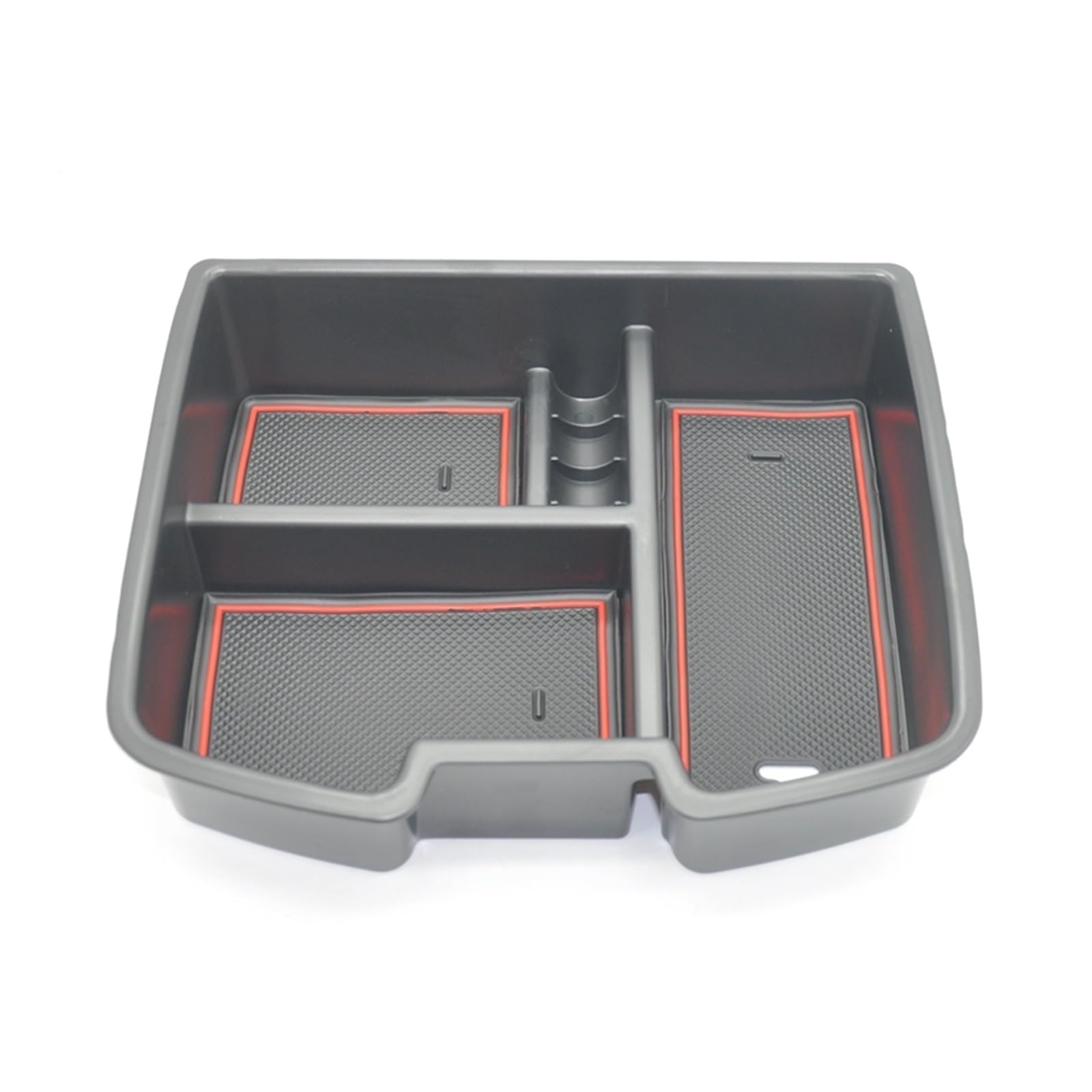 Armlehnen-Mittelkonsole Center Console Storage Organizer Fach für Chevy Silverado Avalanche für Yukon 07-14(Rot) von Generisch