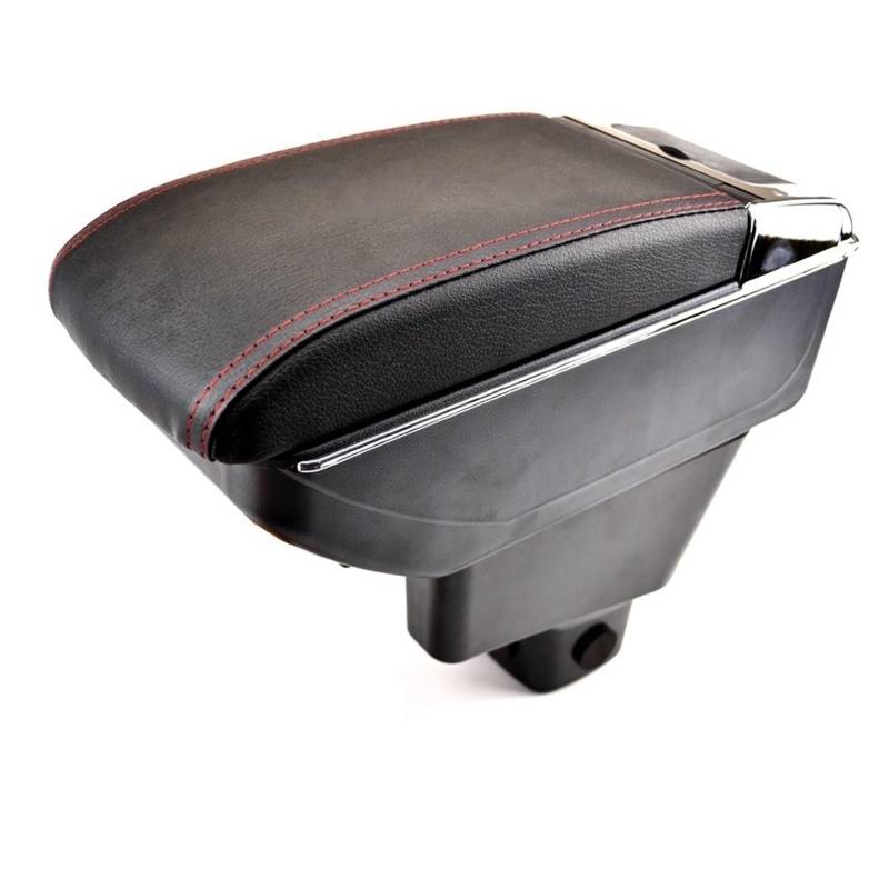 Armlehnen-Mittelkonsole Dual Schichten Schwarz Center Konsole Armlehne Für Suzuki SX4 2007-2013 Für FIAT Sedici Center Konsole Arm Rest Lagerung Box Fach von Generisch