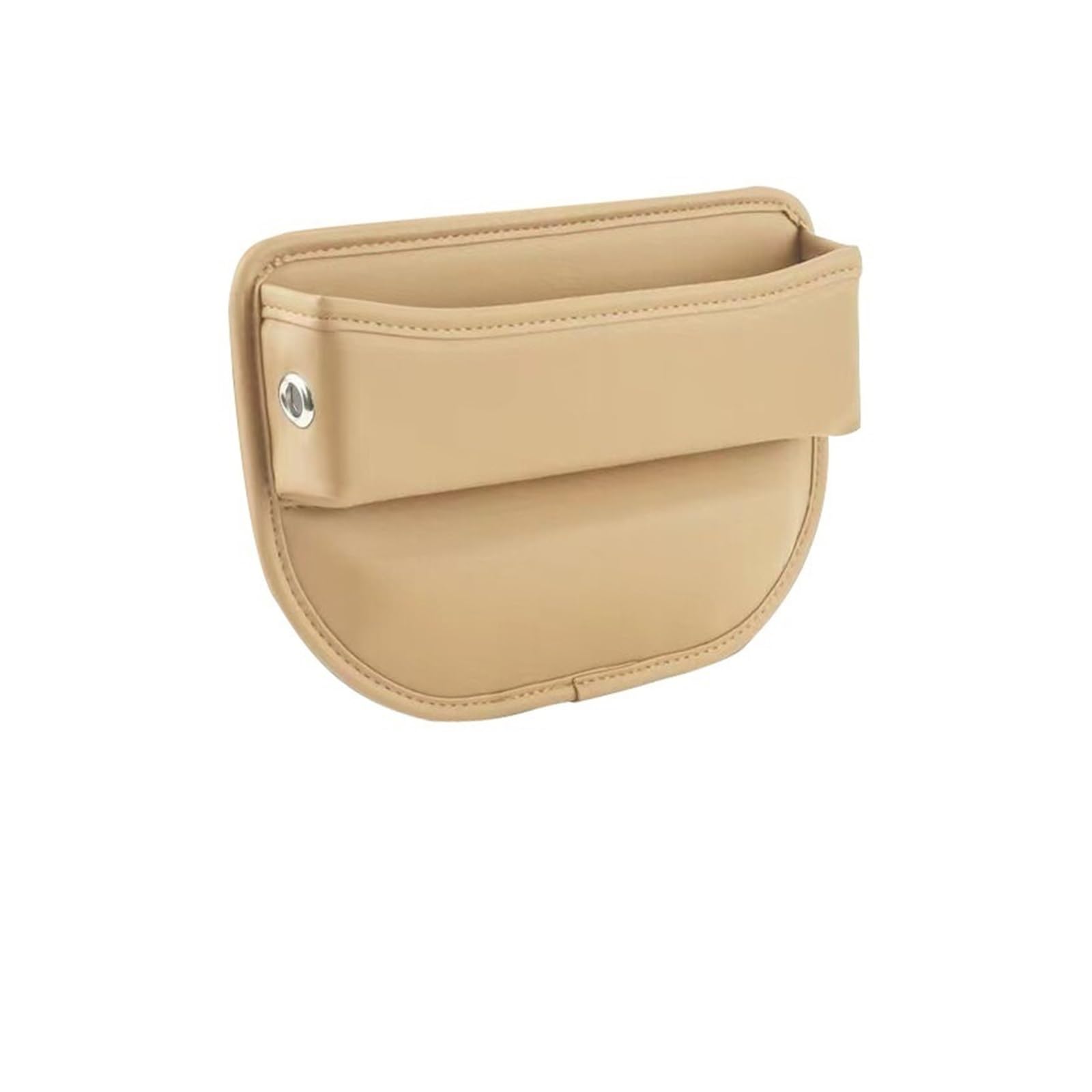 Armlehnen-Mittelkonsole Lederauto für Sitzspalt-Aufbewahrungsbox für Hyundai für Tucson NX4 2021-2024 Telefonkartenhalter Organizer Taschenzubehör(Without Logo Apricot) von Generisch