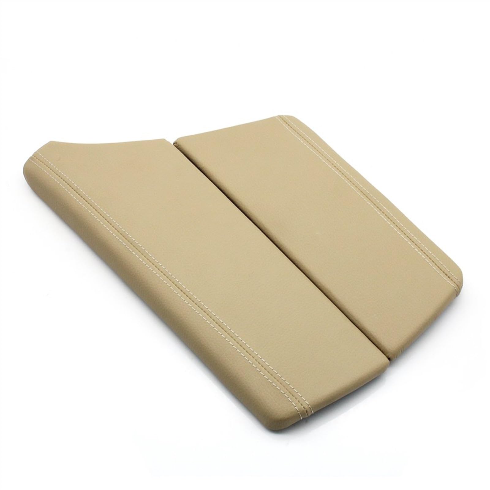 Armlehnenbox Für BMW 5 Series F10 F11 F18 2010-2017 Mittelkonsole Armlehne Fall Abdeckung Leder Aufbewahrungsbox Deckel Ersatz(Beige,Armrest Cover) von Generisch