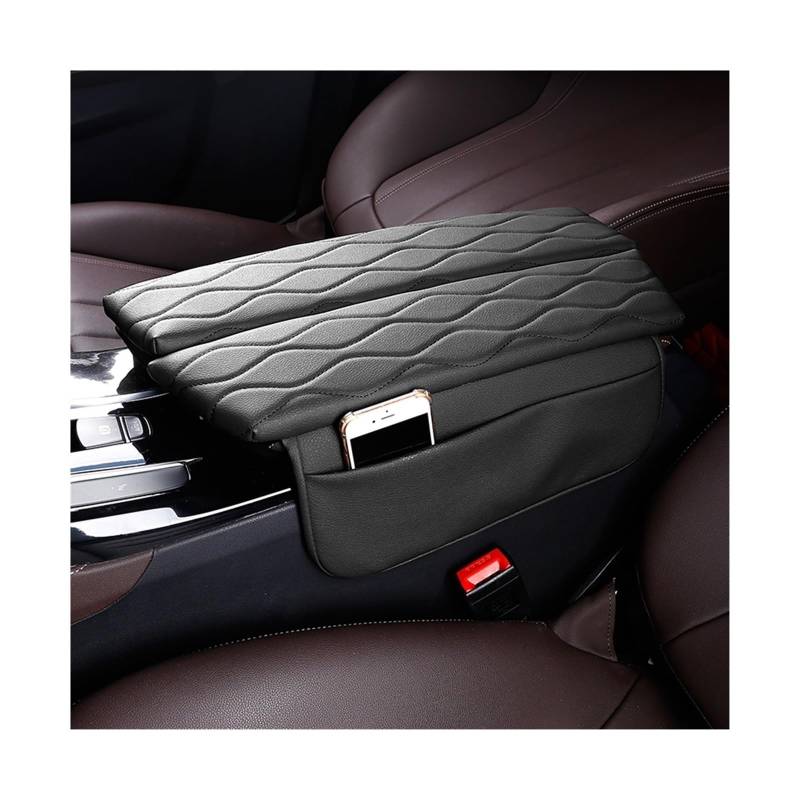 Armlehnenbox Für BMW 5 Series G30 G38 6GT G32 2018-2022 Auto Armlehne Abdeckung Pad Leder Auto Arm Rest Matte Lagerung box Kissen LHD(Cognac PU) von Generisch