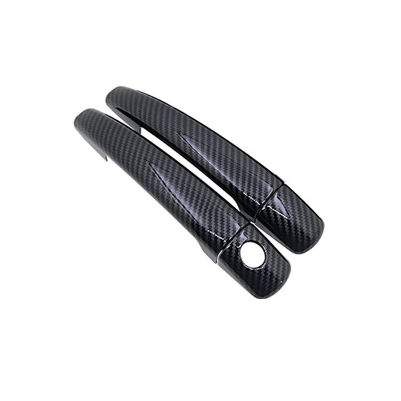 Außentürgriff ABS-Autotürgriffabdeckung für Citroen C3 Mk2 2010-2016(Handle 1 Keyholes 1) von Generisch