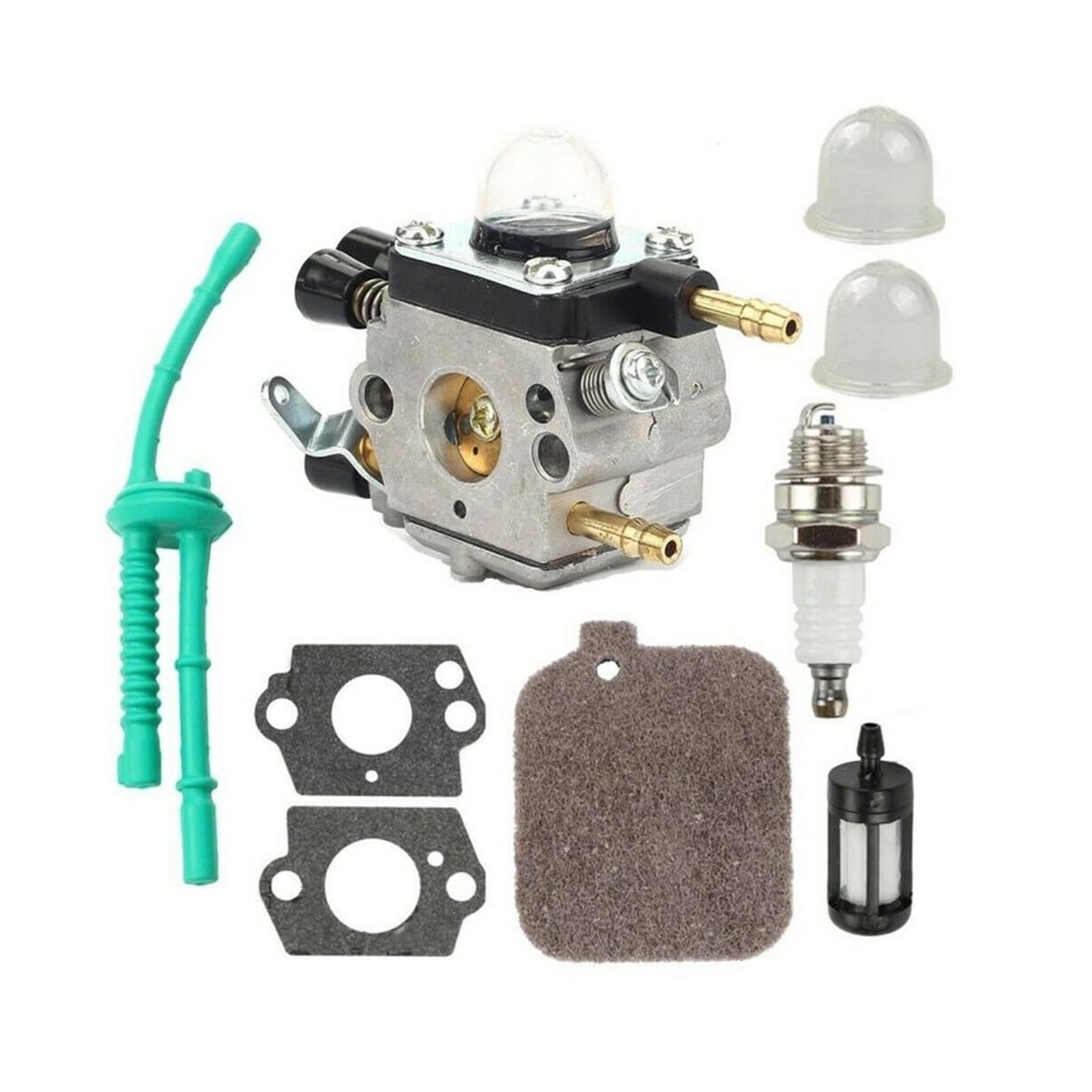 Austausch des Vergaserkraftstoffs Für STIHL BG45 BG46 BG55 BG65 BG85 SH55 SH85 Vergaser Ersatzvergaser Carb Kit Luftfilter für Zündkerze für Vergaser von Generisch