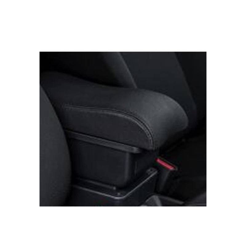 Auto Armlehne Armlehne Box für dacia für dokker Auto Armlehne Box Center Konsole Innen Teile Center Konsole Organizer Box Zubehör für Mit USB(C4 7 USB) von Generisch