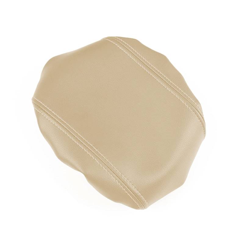 Auto Armlehne Armlehnenbezug aus weichem Leder für VW für Passat B6 2005 2006 2007 2008 2009, Innenraum-Mittelkonsolendeckel, Armlehnenkastenabdeckung(Beige) von Generisch