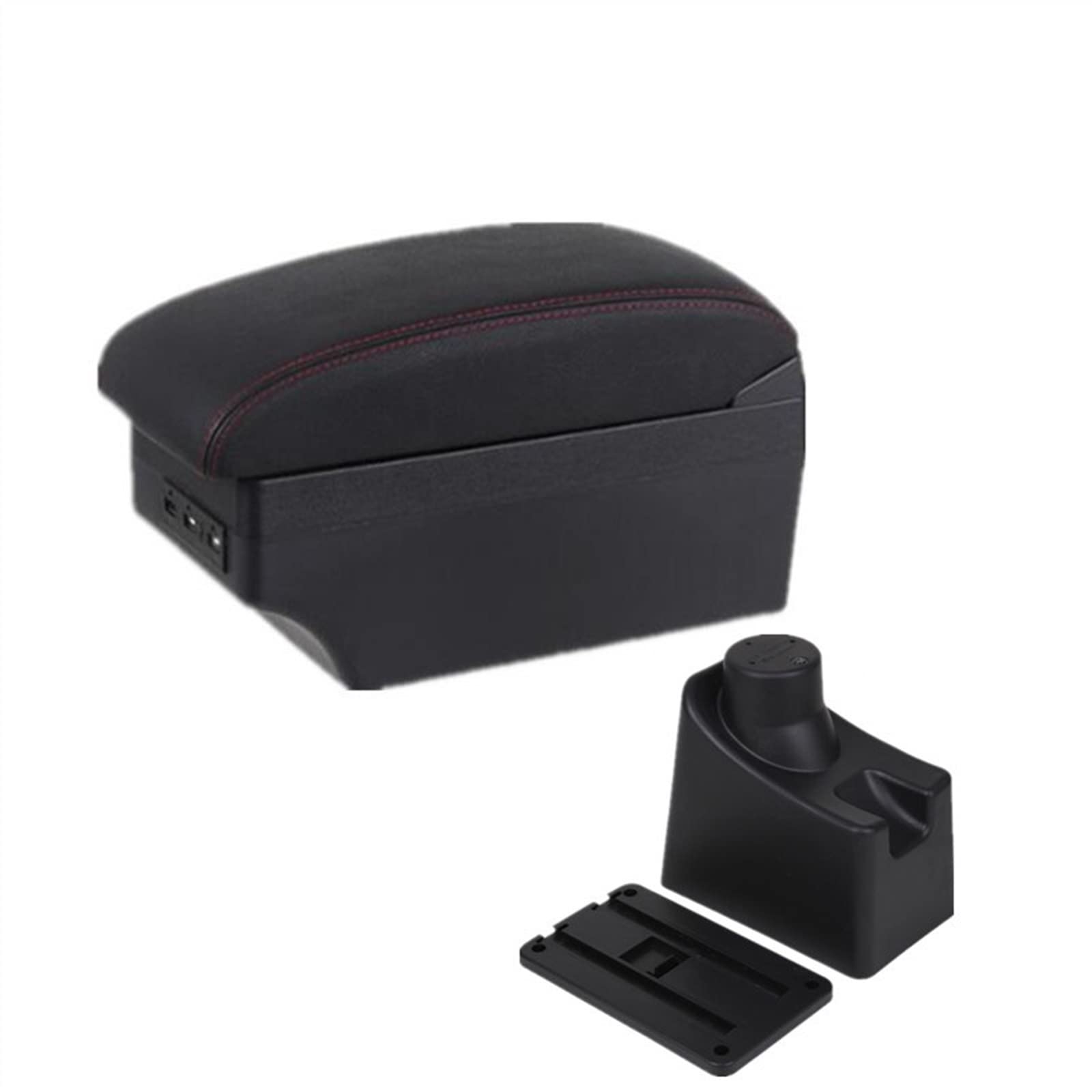 Auto Armlehne Auto Armlehne Box Center Console Storage Box Innen für Mit USB für Dacia Logan(7 USB C2) von Generisch