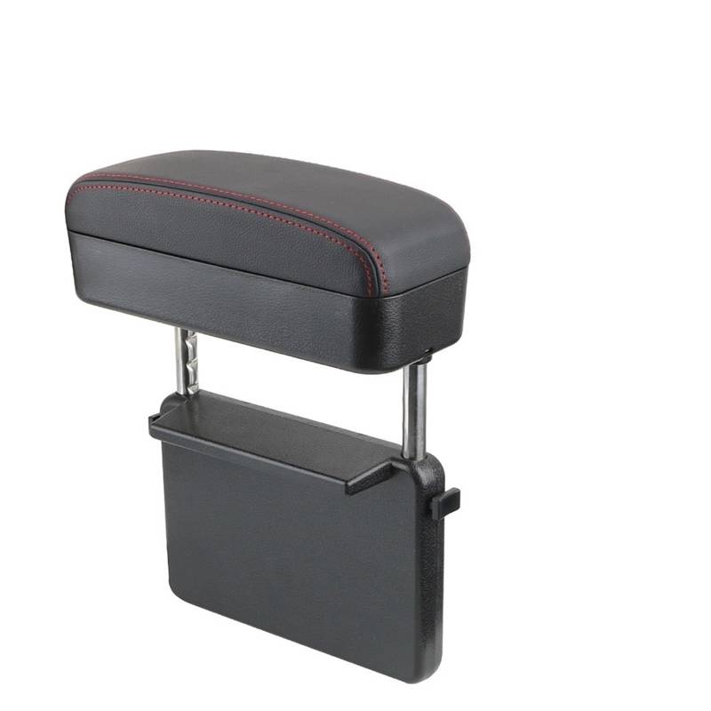 Auto Armlehne Auto für Sitz Lücke Organizer Auto Armlehne Box Auto Center Konsole Arm Rest Auto Styling Ellenbogen Unterstützung Einstellbar(Red line) von Generisch