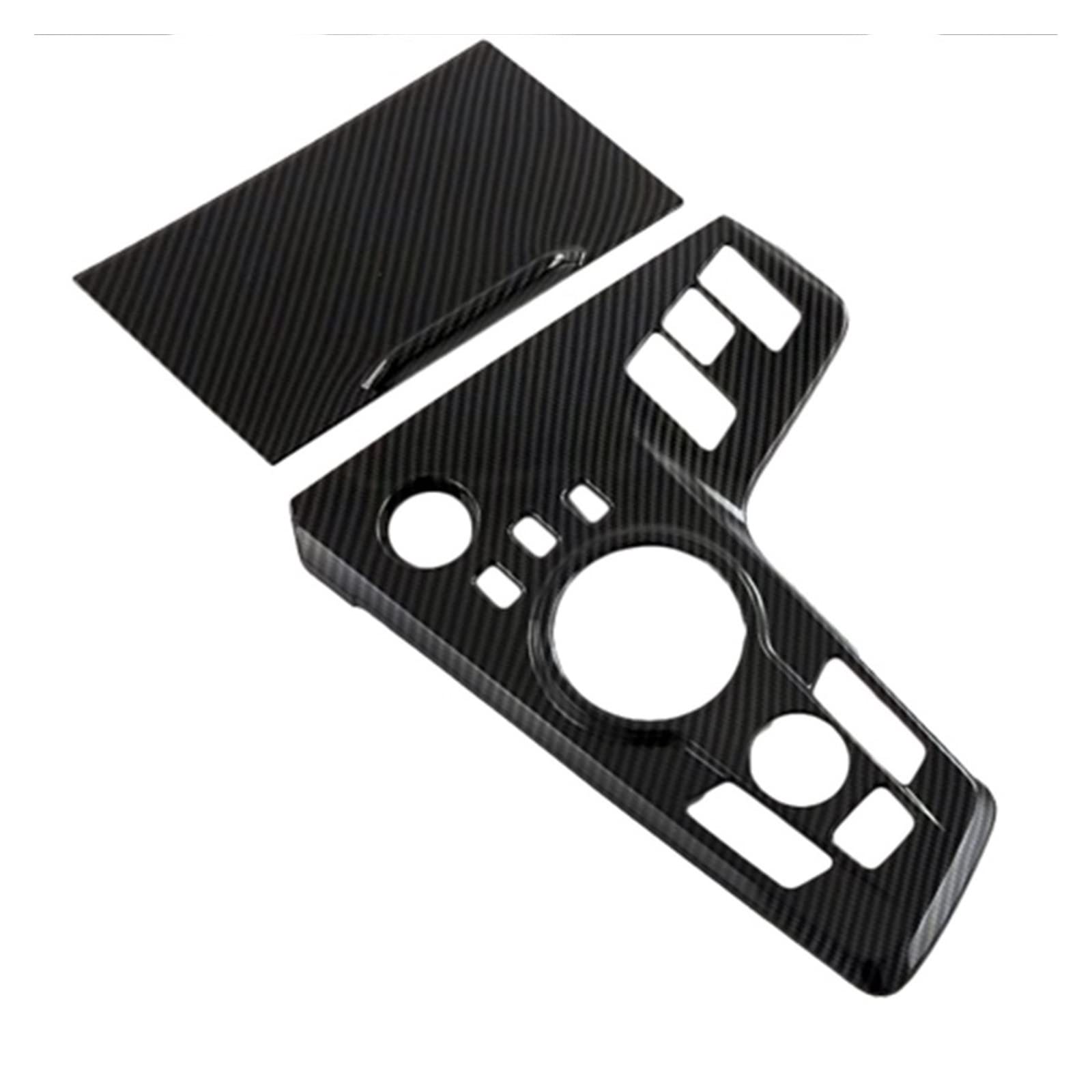 Auto-Armlehne Für Kia für Sportage NQ5 2022 2023 Carbon Fiber Center Console Gear Armlehne Box Panel Cover Trim Dekoration Aufkleber Zubehör(Gear Shift Panel) von Generisch