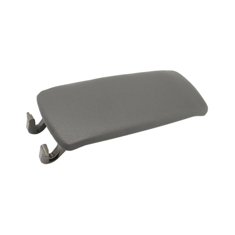 Auto Armlehne Leder Auto Armlehne Latch Abdeckung für A6 C5 1998-2005 Center Console Arm Rest Lagerung Box Deckel Abdeckung Auto zubehör(Grau) von Generisch