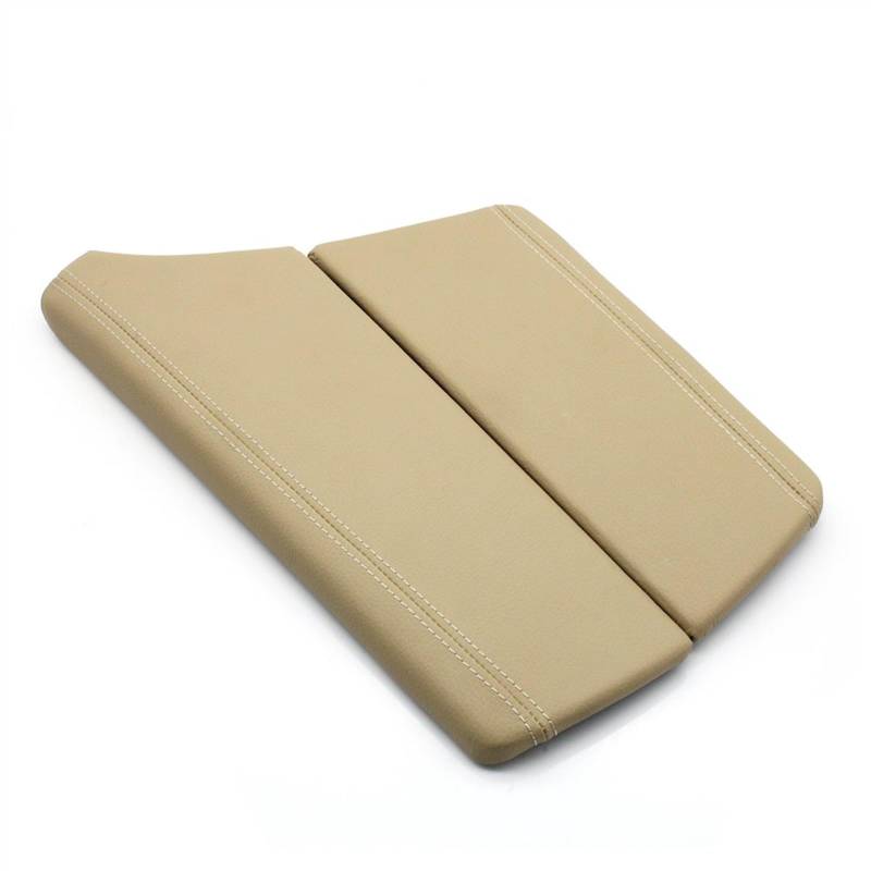 Auto Armlehne Mittelkonsole Armlehne Fall Abdeckung Leder Aufbewahrungsbox Deckel für BMW 5 Series F10 F11 F18 520 523 525 528 530 535 2010-2017(Beige,Armrest Cover) von Generisch