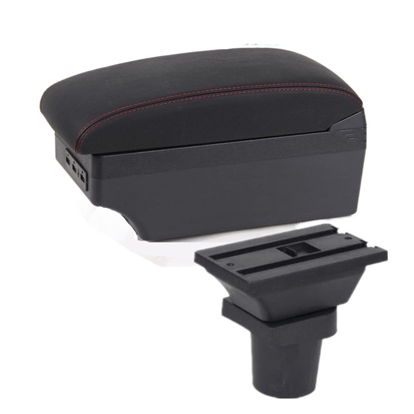 Auto Armlehnen Box Für VW UP 2009-2020 Auto Armlehne Innen Teile Center Storage Box Für Mit USB Armlehne Box(7USB C3) von Generisch