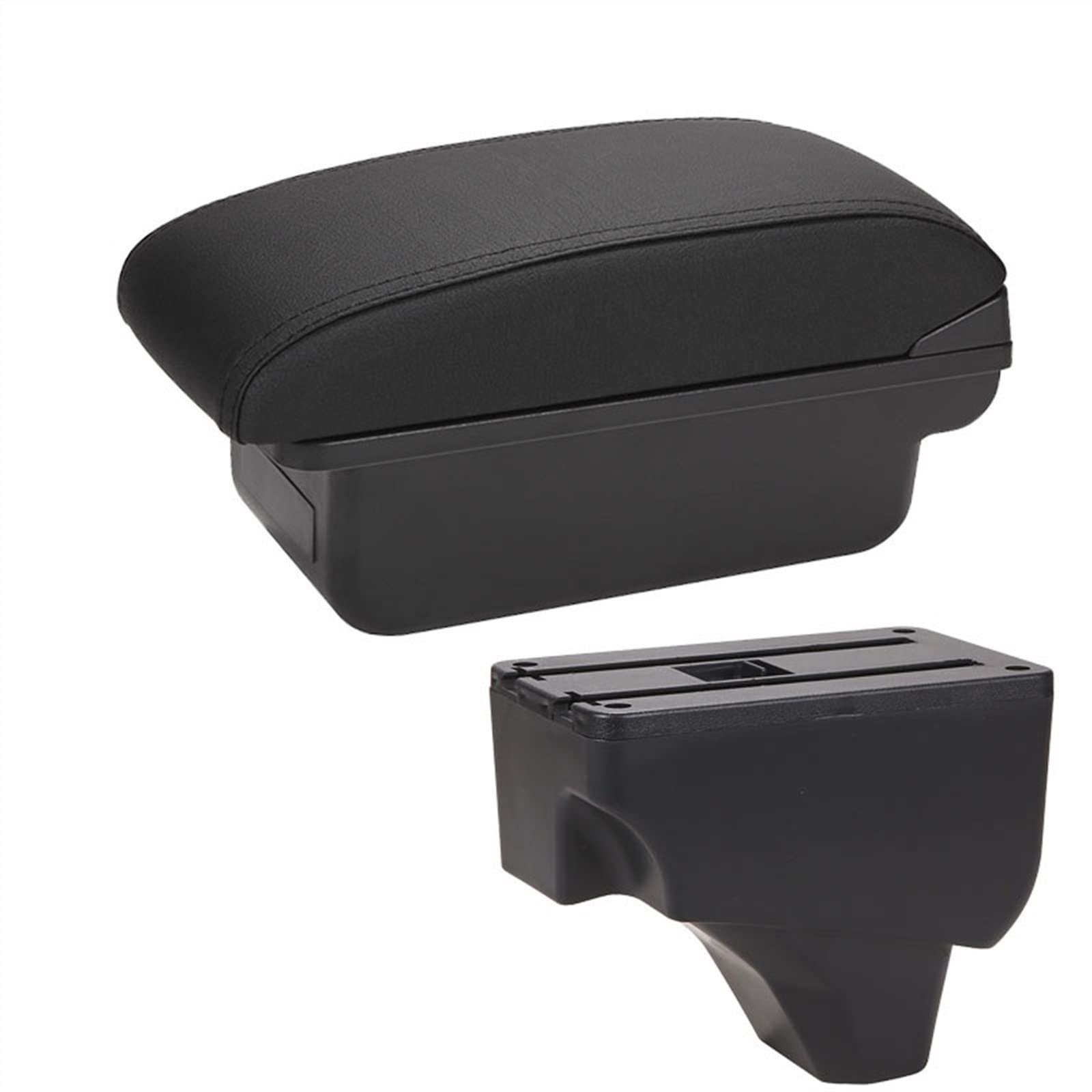 Auto-Armlehnenbox Auto Armlehne Box Center Console Armlehne Storage Box für Mit USB für Peugeot 208 2019 2020 2021 Auto-Armlehne(3USB B3) von Generisch