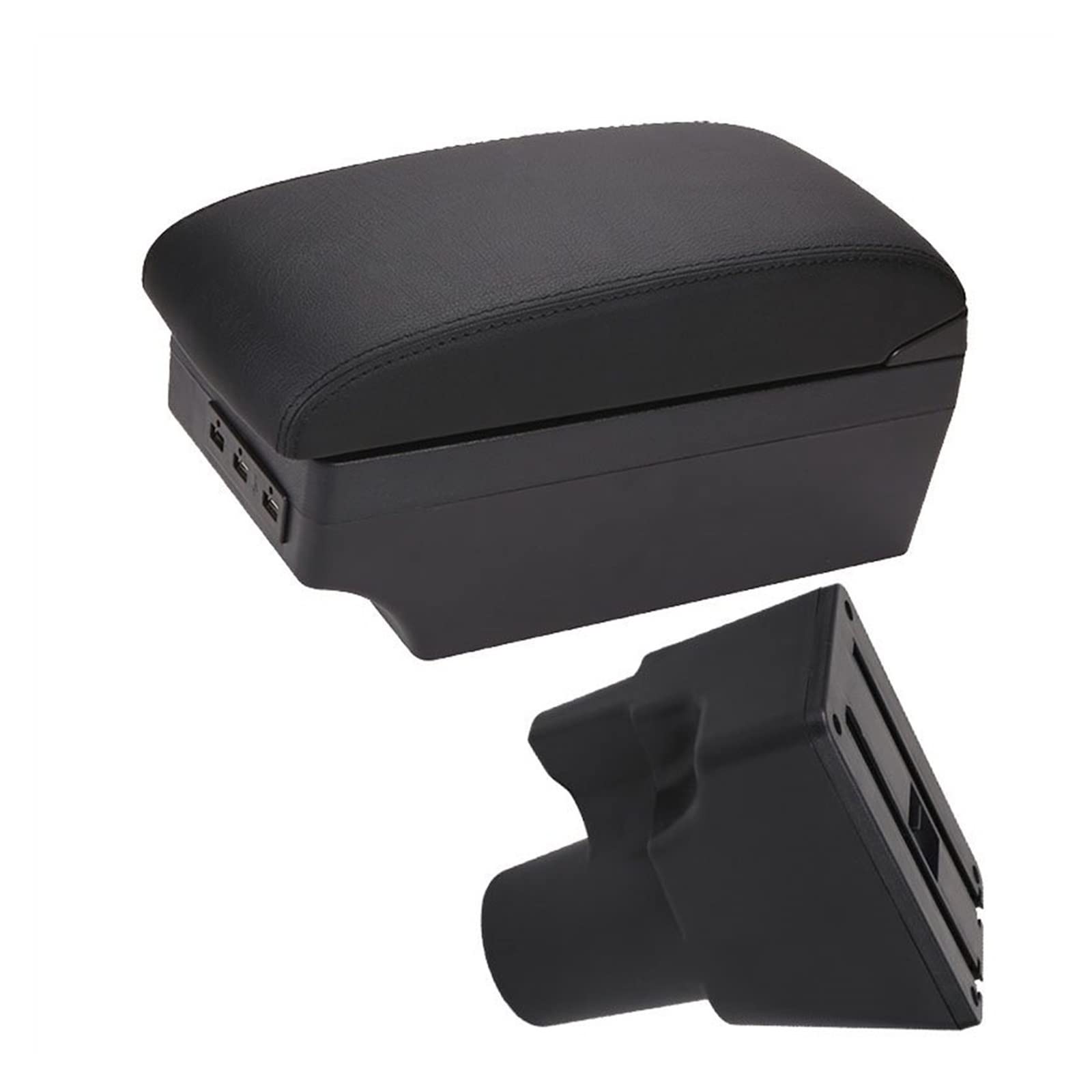 Auto-Armlehnenbox Auto Armlehne Innen Lagerung Box USB Center Console Armlehne Box für Kia für Picanto 3X-Linie(3USB B3) von Generisch