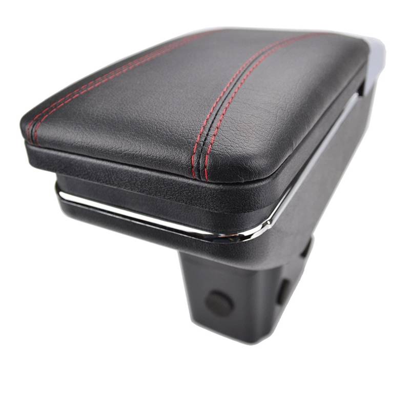 Auto-Armlehnenbox Center Center Console Storage Box für Chevrolet für Cruze 2009-2015 Drehbare Armlehne Armlehne 2010 2011 2012 2013 2014(Rot) von Generisch