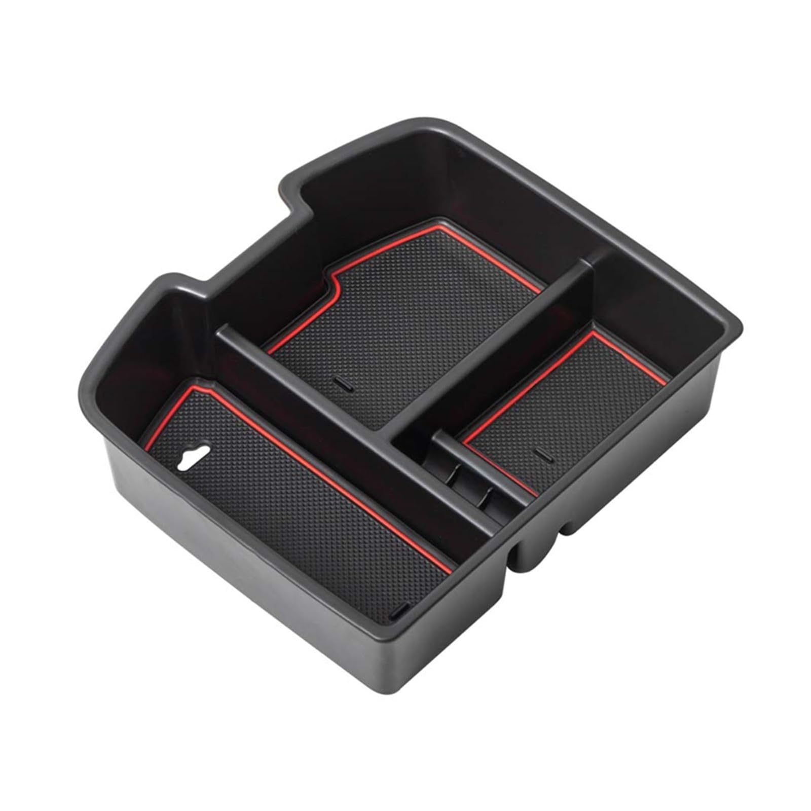 Auto-Armlehnenbox Center Console Organizer Fach Für Chevrolet Avalanche für Chevy für Tahoe Silverado für GMC für Sierra für Pickup für LKW Auto-Armlehne(Rot) von Generisch