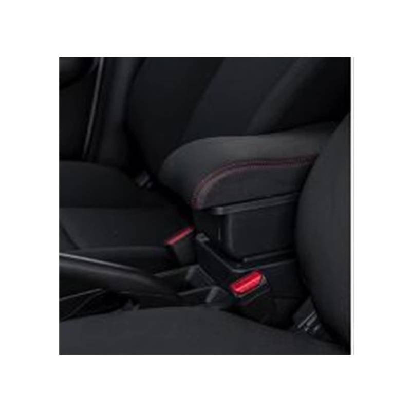 Auto-Armlehnenbox Für Citroen C3 Picasso Auto Armlehne Box Center Console Storage Box Arm Rest Doppel Schicht Drehbare Für Mit USB(B3 3 USB) von Generisch