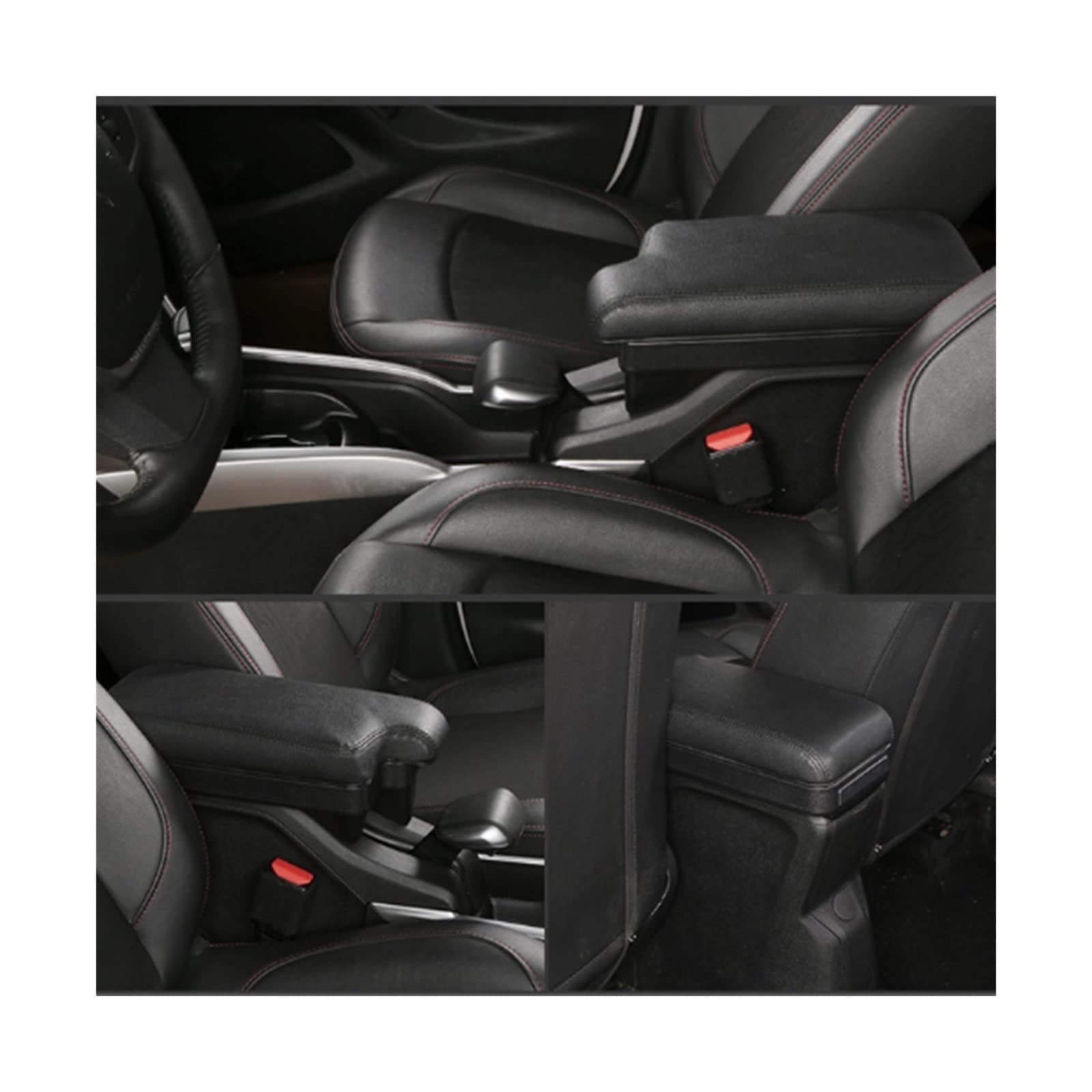 Auto-Armlehnenbox Für Peugeot 2008 2012 2013 2014 2015 2016 2017 2018 2019 Armlehne Box Retrofit Teile Auto Armlehne Zentrum Speicher Box Auto-Armlehne(2) von Generisch