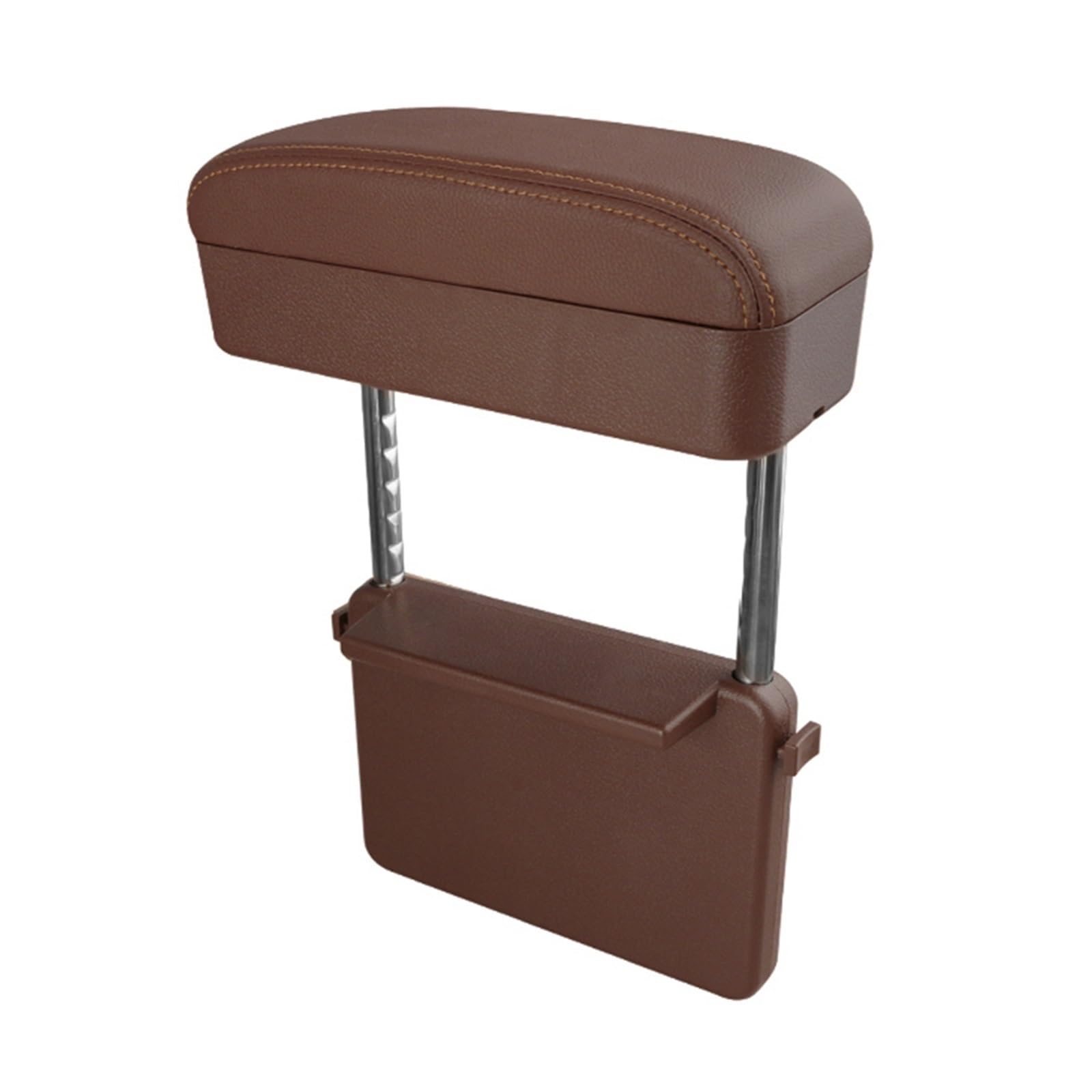 Auto-Armlehnenbox Universal Auto Armlehne Box Arm Rest Ellenbogen Unterstützung Außen Einstellbare Auto Center Konsole Persönliche Auto Teile Dekoration Auto-Armlehne(Brown B) von Generisch