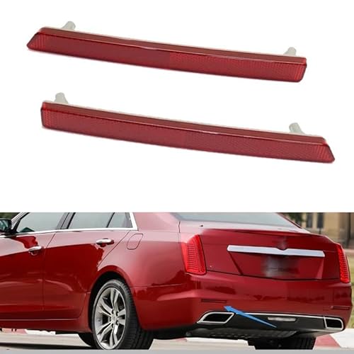 Auto-Bremslichter Hinten Stoßstange Reflektor Licht Für Cadillac CTS 2014-2018 Schalten Für Signal Lichter Bremse Lampe Auto Teile 84135078 84135079(Left and right) von Generisch